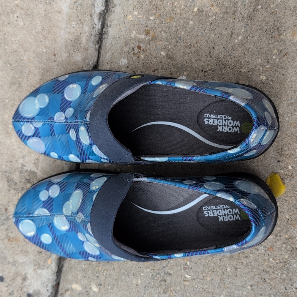 New Blue Dansko Clogs